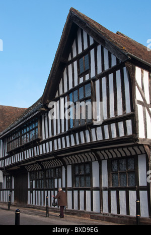 Le Frère, Greyfriars Street, Worcester, Worcestershire, Angleterre, Royaume-Uni. Banque D'Images