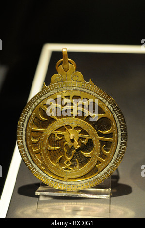 Astrolabe, sciences islamiques et de la technologie Musée d'histoire, Istanbul, Turquie Banque D'Images