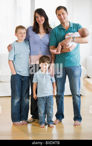 Portrait d'une famille Banque D'Images