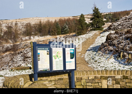 Crompton Moor, Shaw,Oldham (Oldham East  + Tameside circonscription ), le Grand Manchester, UK. Banque D'Images