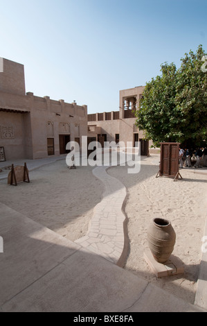 Le Cheik Juma Al Maktoum House, base de l'architecture traditionnelle museum à Dubaï Banque D'Images