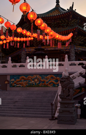 Le temple chinois Ma Zhu Miao dans le quartier chinois de Yokohama, Kanagawa, Japon JP Banque D'Images