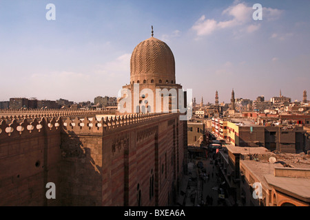 Sultan al-Muayyad Mosquée, Le Caire, Egypte Banque D'Images