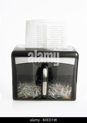 Destructeur de papier Banque D'Images