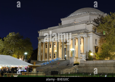 La bibliothèque de l'université de Columbia à New York. Banque D'Images
