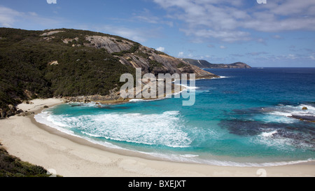 Fosses à saumon plage, dans Torndirrup National Park, près de la ville d'Albany, dans l'ouest de l'Australie. Banque D'Images