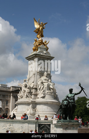 Queen Victoria Memorial, Buckingham Palace Banque D'Images