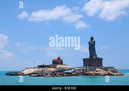 Inde - Tamil Nadu - Kanniyakumari - temple, à l'extrémité sud de l'Inde Banque D'Images