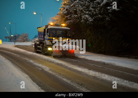 Les scènes hivernales de Warfield, Bracknell, Berkshire, Royaume-Uni Banque D'Images