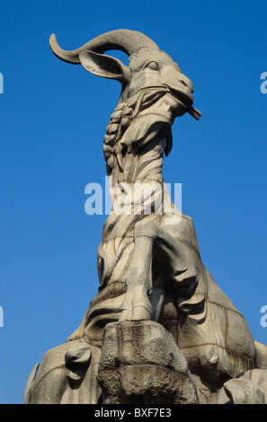 Monument de cinq béliers, Canton, Chine Banque D'Images