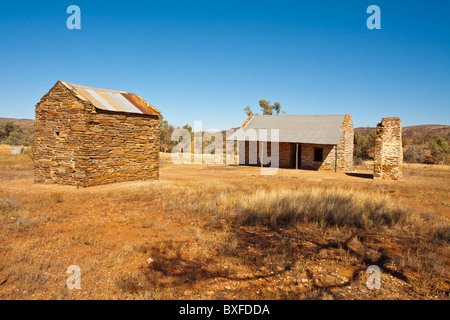 Ancien poste de police, Arltunga Goldfields, l'est d'Alice Springs, Territoire du Nord Banque D'Images