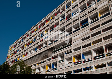 Unite d'Habitation de Le Corbusier, Marseille, France Banque D'Images