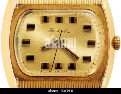 Horloges, montre-bracelet, montre pour hommes, Raketa, Russie, URSS, vers 1973, droits additionnels-Clearences-non disponible Banque D'Images