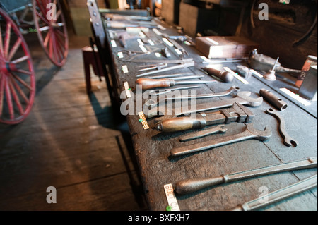 Milton Blacksmith Shop Museum, Milton, Nouvelle-Écosse, Canada. Banque D'Images