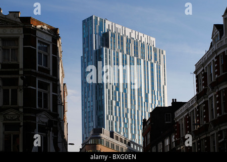 Nido Spitalfields - 100 Middlesex Street - logement étudiant tour, Aldgate, Londres, Angleterre Banque D'Images