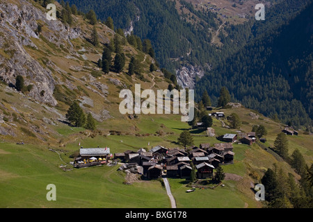 Zmutt, près de Zermatt, Suisse Banque D'Images