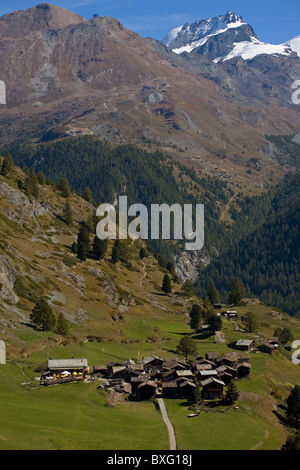 Zmutt, près de Zermatt, Suisse Banque D'Images