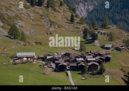 Zmutt, près de Zermatt, Suisse Banque D'Images