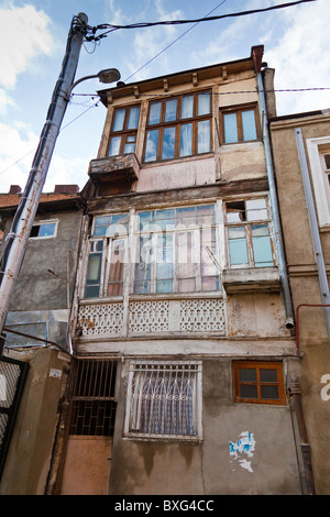 De vieilles maisons dans la vieille ville de Tbilissi, Géorgie, Kala. JMH3975 Banque D'Images