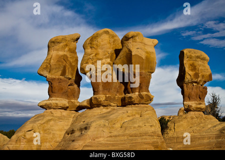 Devils Garden, près de Capitol Reef National Park et Grand Escalier Escalante dans Utah Banque D'Images