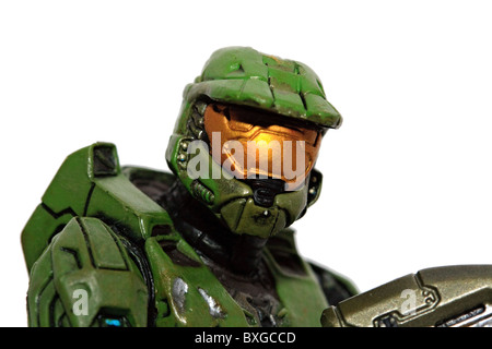 Action figure Halo. Banque D'Images