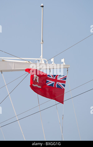 Pavillon du navire à passagers de vols Gibraltar Banque D'Images