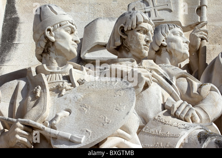 Nuno Gonçalves. Monument des Découvertes, Belém, Lisbonne, Portugal Banque D'Images