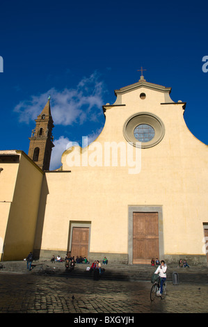 Basilique Santo Spirito dans le quartier Santo Spirito Florence (Firenze) Toscane Italie Europe centrale Banque D'Images