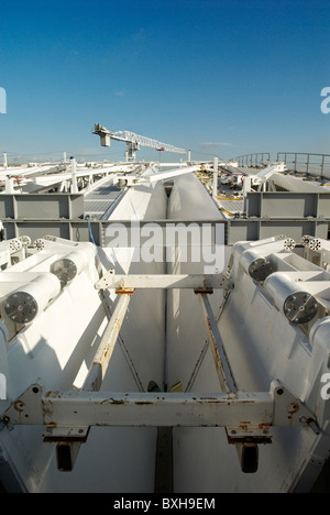 Nouveau centre de fermes de toit toit escamotable Cour All England Lawn Tennis Club Wimbledon London UK 2008 Banque D'Images