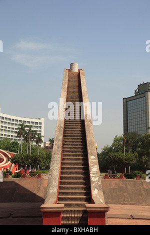 Jantar Mantar, observatoire astronomique, Delhi, Uttar Pradesh, Inde Banque D'Images