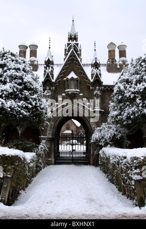 Holly Village - cottages de style gothique victorien - Highgate - Camden - Londres Banque D'Images