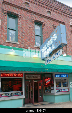 Beale Street Blues, Juke Joint, bar hall, lieu de musique Banque D'Images