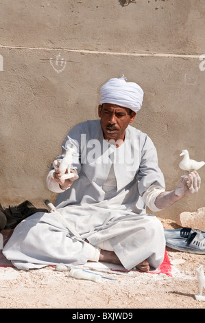 L'Egypte, Abydos. Sections locales. Banque D'Images