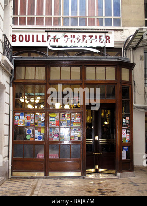 Restaurant Chartier,bâtiment historique,7 rue du Faubourg Montmartre, Paris, France Banque D'Images