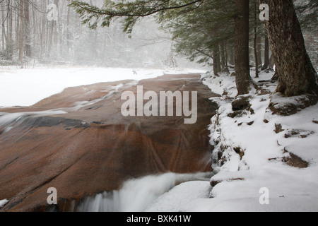 Franconia Notch State Park - Flume Gorge Scenic Area Banque D'Images