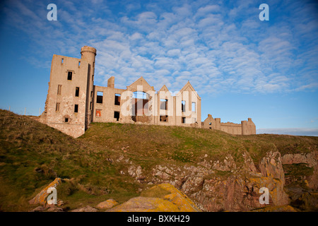 Slains Castle, Bay Cruden, Aberdeenshire Banque D'Images