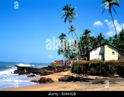 L'Inde, Goa, Anjuna Beach Banque D'Images