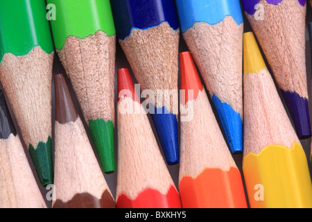 Crayons de couleur Banque D'Images