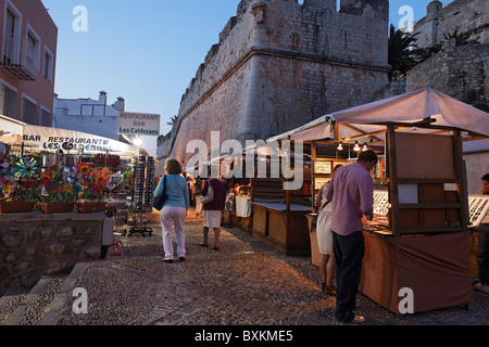 Marché en vieille ville, Madrid, Valence, Espagne Banque D'Images