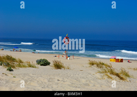 Costa Nova Beach. Aveiro, Portugal, région Beiras Banque D'Images