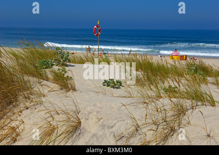 Costa Nova Beach. Aveiro, Portugal, région Beiras Banque D'Images