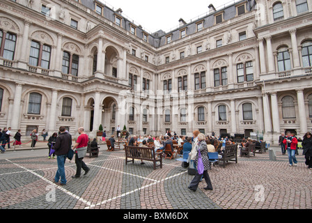 Le quadrangle Foreign and Commonwealth Office, rue King Charles Whitehall London UK Banque D'Images