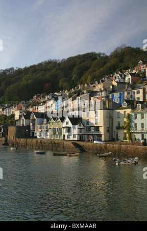 Bayards Cove et la rivière Dart à Dartmouth, Devon, England, UK Banque D'Images