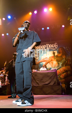 Snoop Dogg en concert Banque D'Images