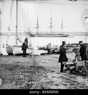 Alexandria, Va. frégate à vapeur Pensacola naval marine du golfe du Mexique bateau de l'eau Banque D'Images