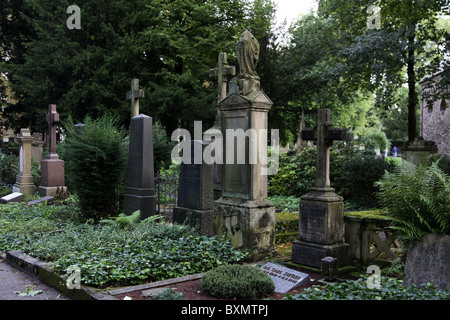 Alter Friedhof à Bonn Banque D'Images