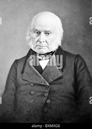 John Quincy Adams, sixième président des États-Unis de 1825 à 1829. Banque D'Images