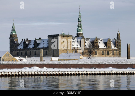 Le Château de Kronborg, Helsingør, la Nouvelle-Zélande, le Danemark Banque D'Images