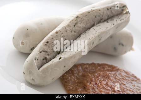 saucisse de veau Banque D'Images