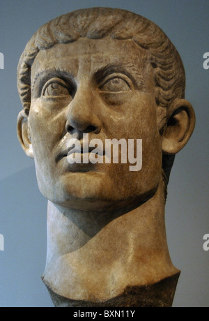 Constantin I, le Grand (272-337). Empereur Romain. Portrait en tête. Ca. 325-370. La fin de l'Impériale. Période constantinienne. Banque D'Images